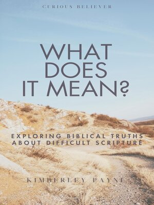 cover image of What Does It Mean?